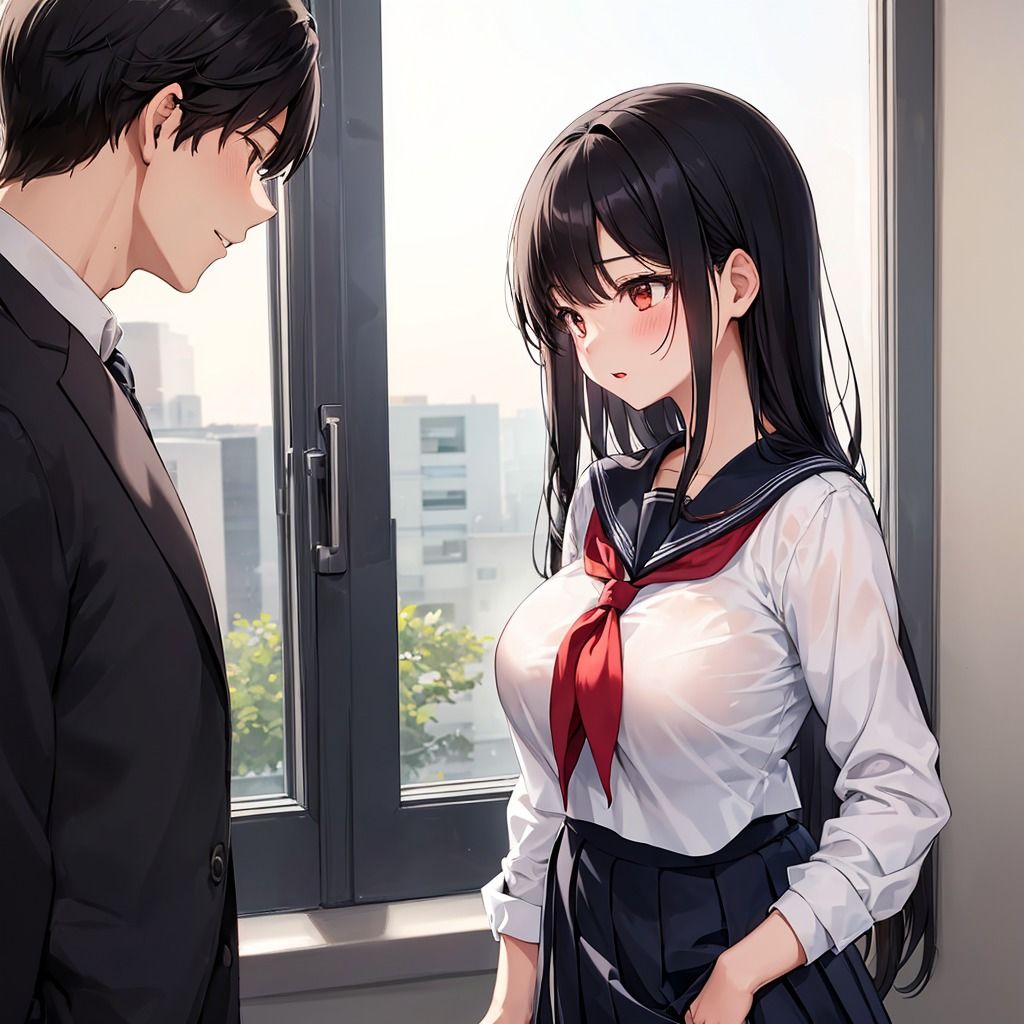 サンプル画像1:無口で大人しいJKと乱れイキまくり(ぷるふわ) [d_541611]