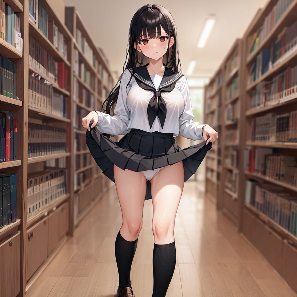 サンプル画像2:無口で大人しいJKと乱れイキまくり(ぷるふわ) [d_541611]