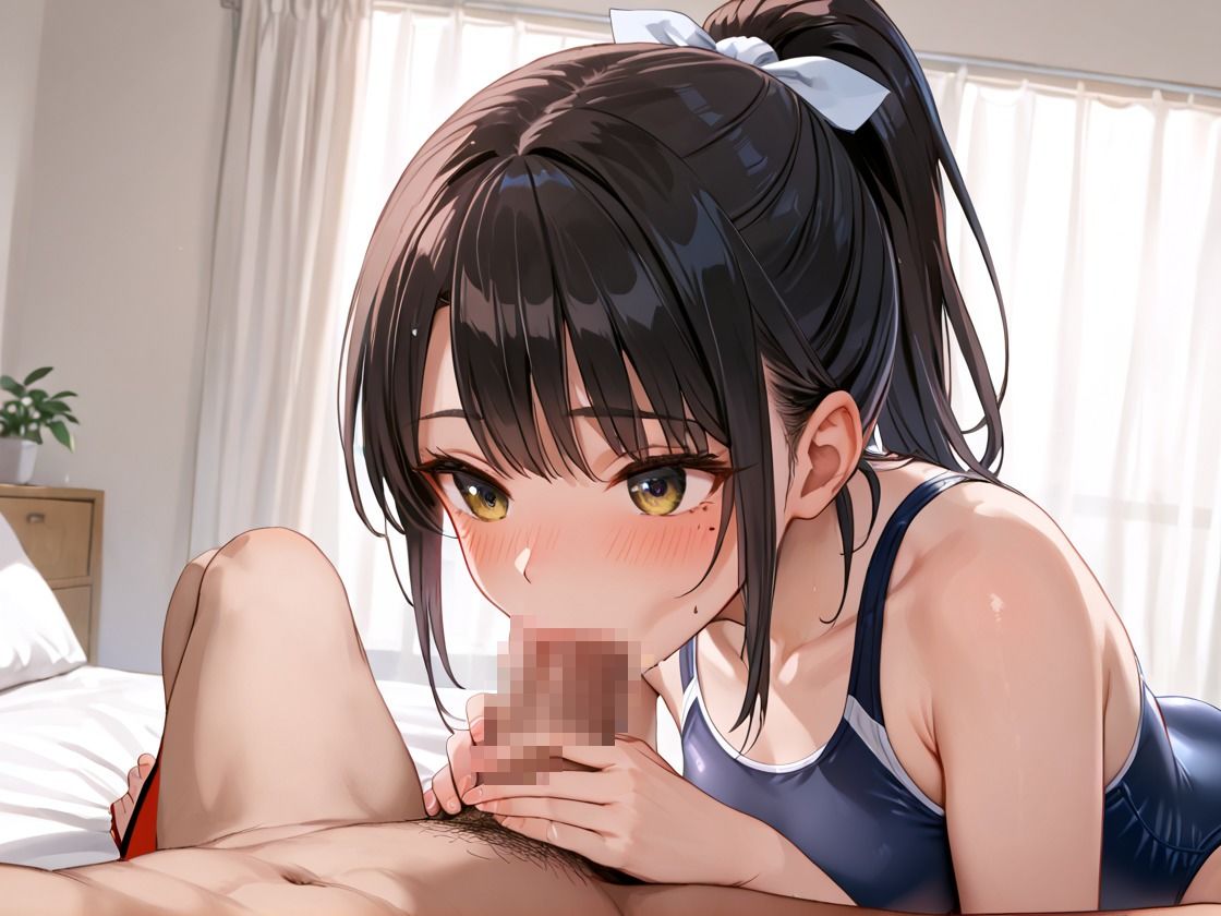 サンプル画像4:真面目な生徒会役員と初体験セックス(AI理想郷) [d_541626]