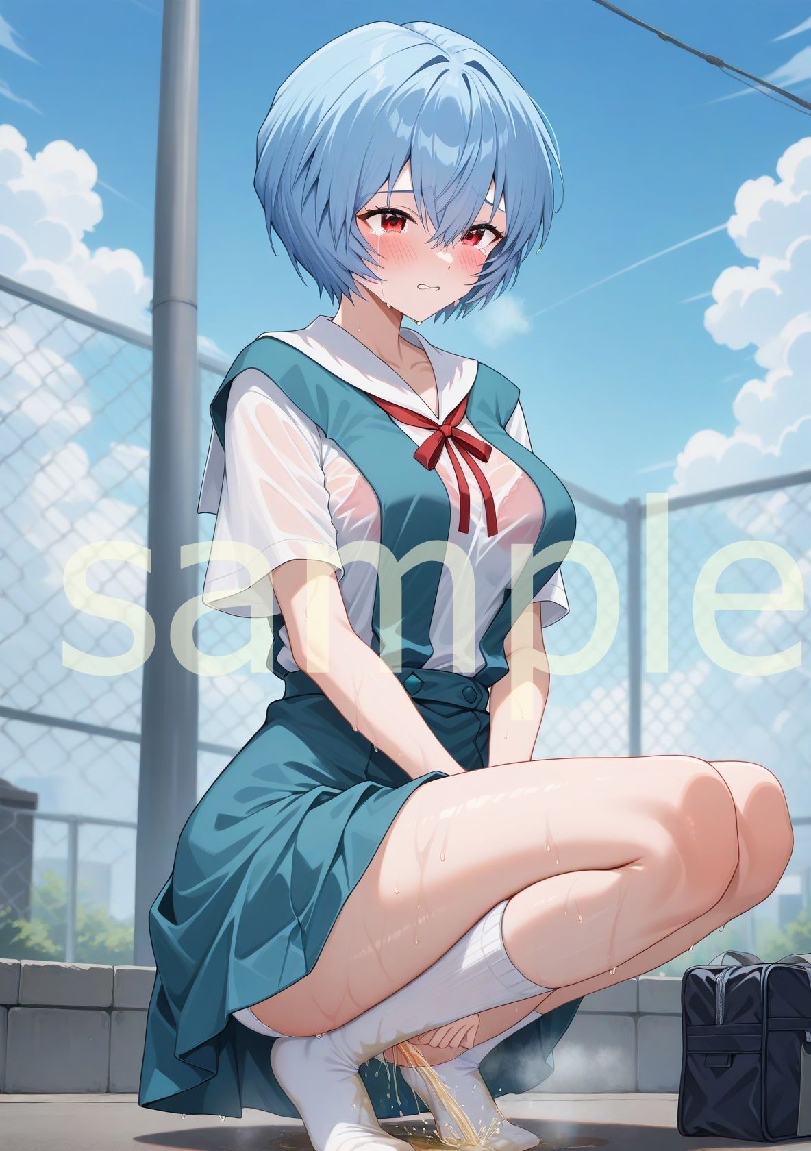 サンプル画像6:【永久保存版】超絶ヤバいっ！お漏らし日記｜綾〇レイ 編(お尻倶楽部) [d_541664]