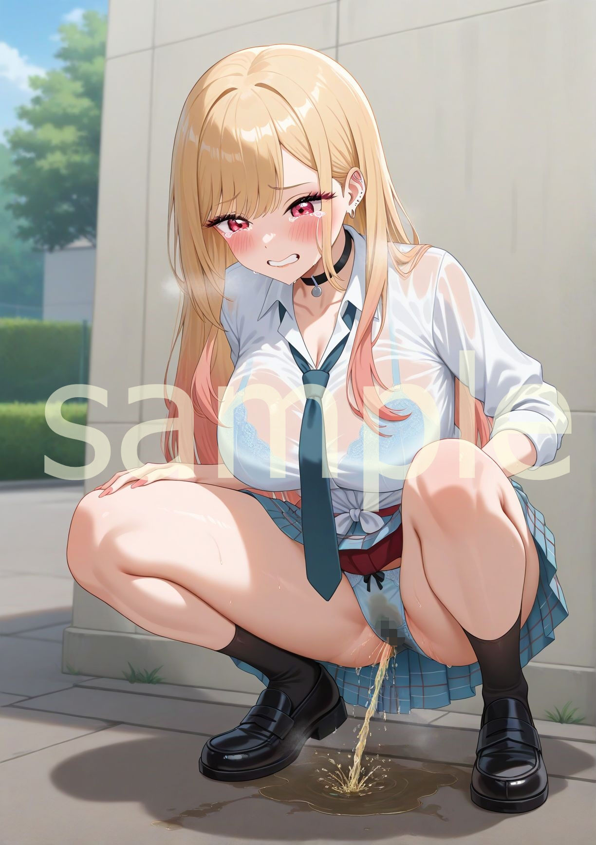 サンプル画像1:【永久保存版】超絶ヤバいっ！お漏らし日記｜喜〇川海夢 編(お尻倶楽部) [d_541687]