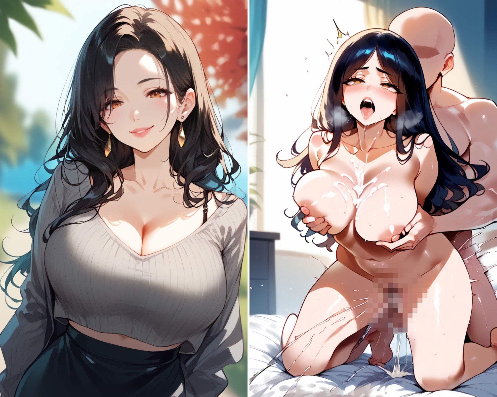 サンプル画像6:巨乳お姉さんドすけべ交尾(あかさ太郎) [d_541699]