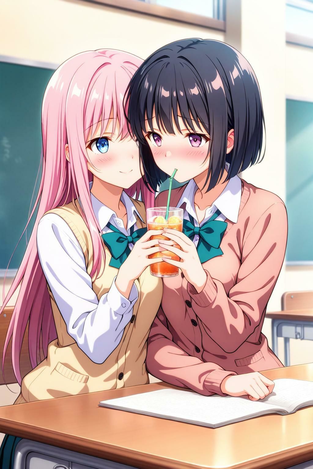 サンプル画像4:友情が恋へと変わる瞬間(蜜のしずく) [d_541804]