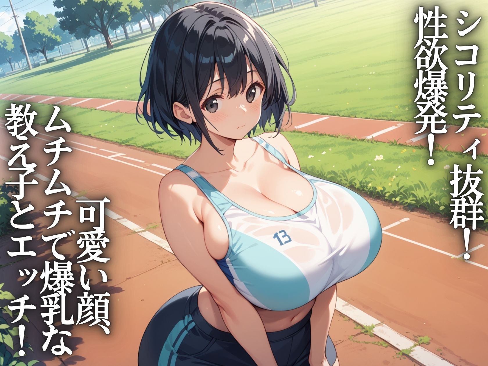 サンプル画像1:陸上爆乳女子校生を肉便器にして泣いてもヤリたい放題www(うおでっか) [d_541822]