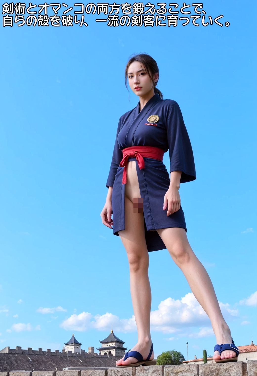 サンプル画像2:変態女剣客〜オマンコ武者修行〜(Tacoske) [d_541976]