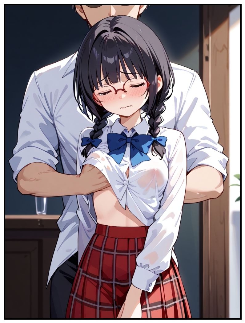 サンプル画像2:【本編未使用CG集】 【少子化対策セックス自由化条例で強●NTR】 処女だった僕の付き合い始めたばかりの彼女が少子化対策のセックス自由化条例のせいでクラスのチャラ男にネトラレる話(あにっと屋) [d_541996]