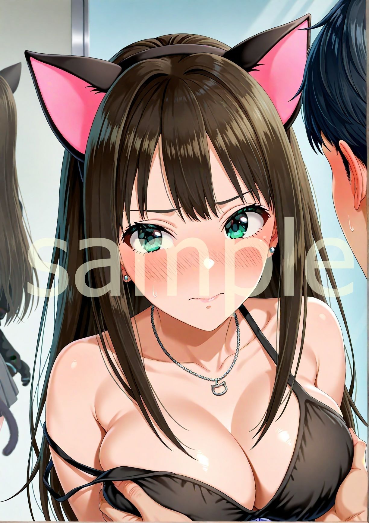 サンプル画像1:胸フェチ大興奮【乳揉み日記】渋〇凛編(妄想スタジオ) [d_542051]