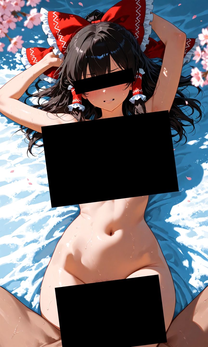 サンプル画像2:魔理沙は霊夢のえっちな写真を撮りたいようです。〜春の雪の昼の海編〜(ゆるふわ研究所) [d_542084]