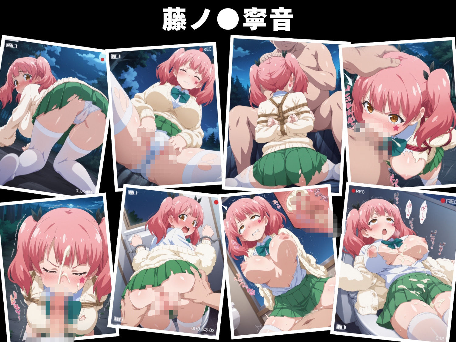 サンプル画像6:【無理やり】夜道の淫らな罠 〜はじめて●ギャル編〜(ぽこぺんの森) [d_542109]