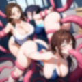 フェチコレVol.44 触手に襲われ弄ばれる競泳水着の巨乳人妻たち【総枚数250枚】 画像3