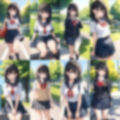 彼女と公園でエッチ【500枚】