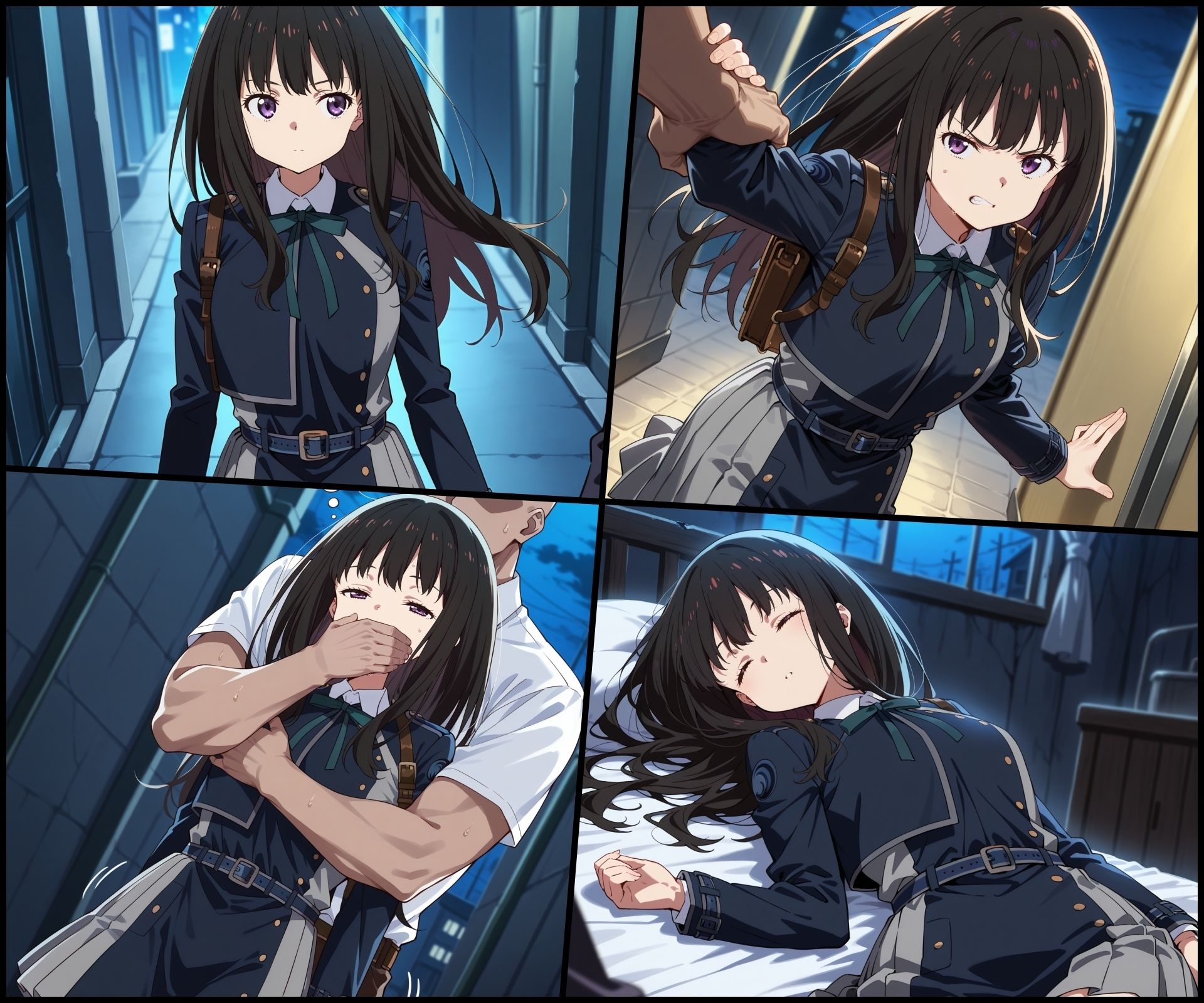 サンプル画像2:捕らわれたリコリス(ぺんてるぼーにあ) [d_542144]