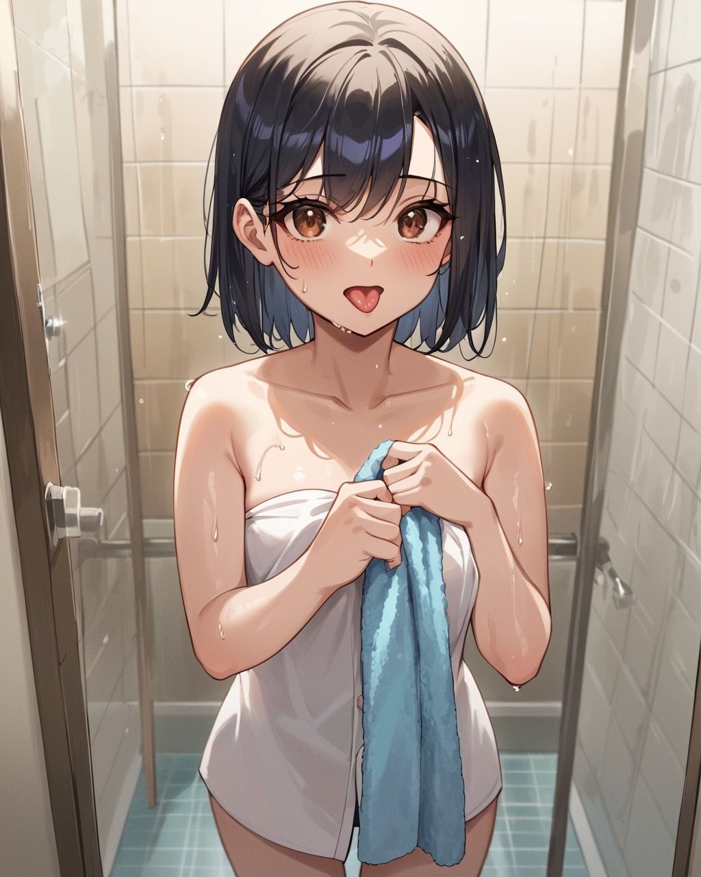 妹のお風呂を覗いてしまったらそのままセックスすることになった むちふわドーナツ エロ画像9