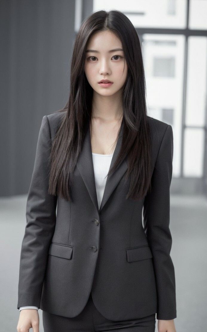 サンプル画像2:【美女名録】vol4.7  秘書の誘惑。冷たくても、惹かれてしまう。 195枚  【AIグラビア写真集】(AI美女制作参謀本部4課) [d_542218]