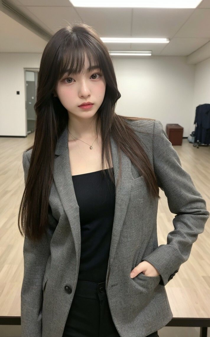 サンプル画像6:【美女名録】vol4.7  秘書の誘惑。冷たくても、惹かれてしまう。 195枚  【AIグラビア写真集】(AI美女制作参謀本部4課) [d_542218]