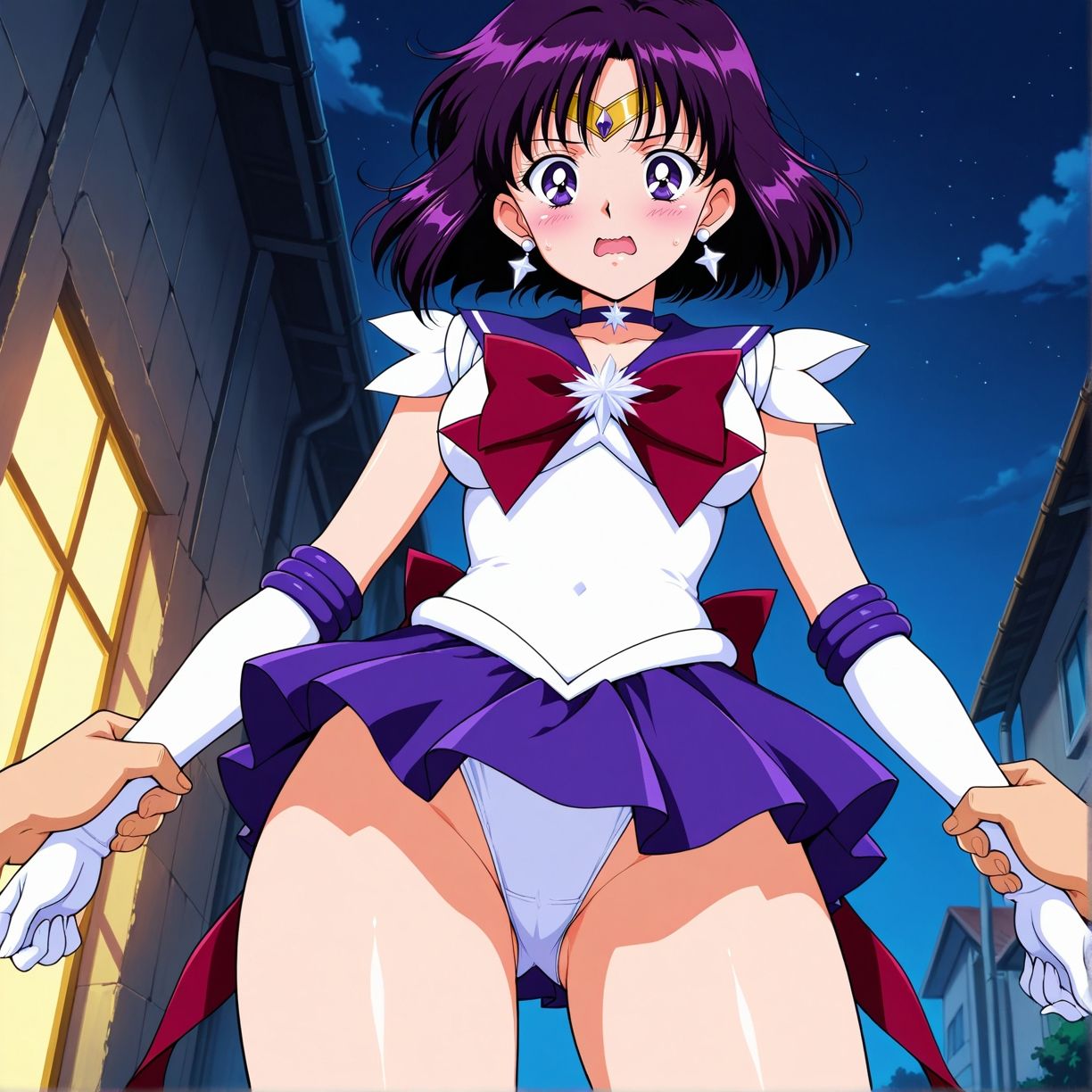 サンプル画像2:汚された美少女戦士-セーラーサターン/土萠ほたる-(むさこた) [d_542359]