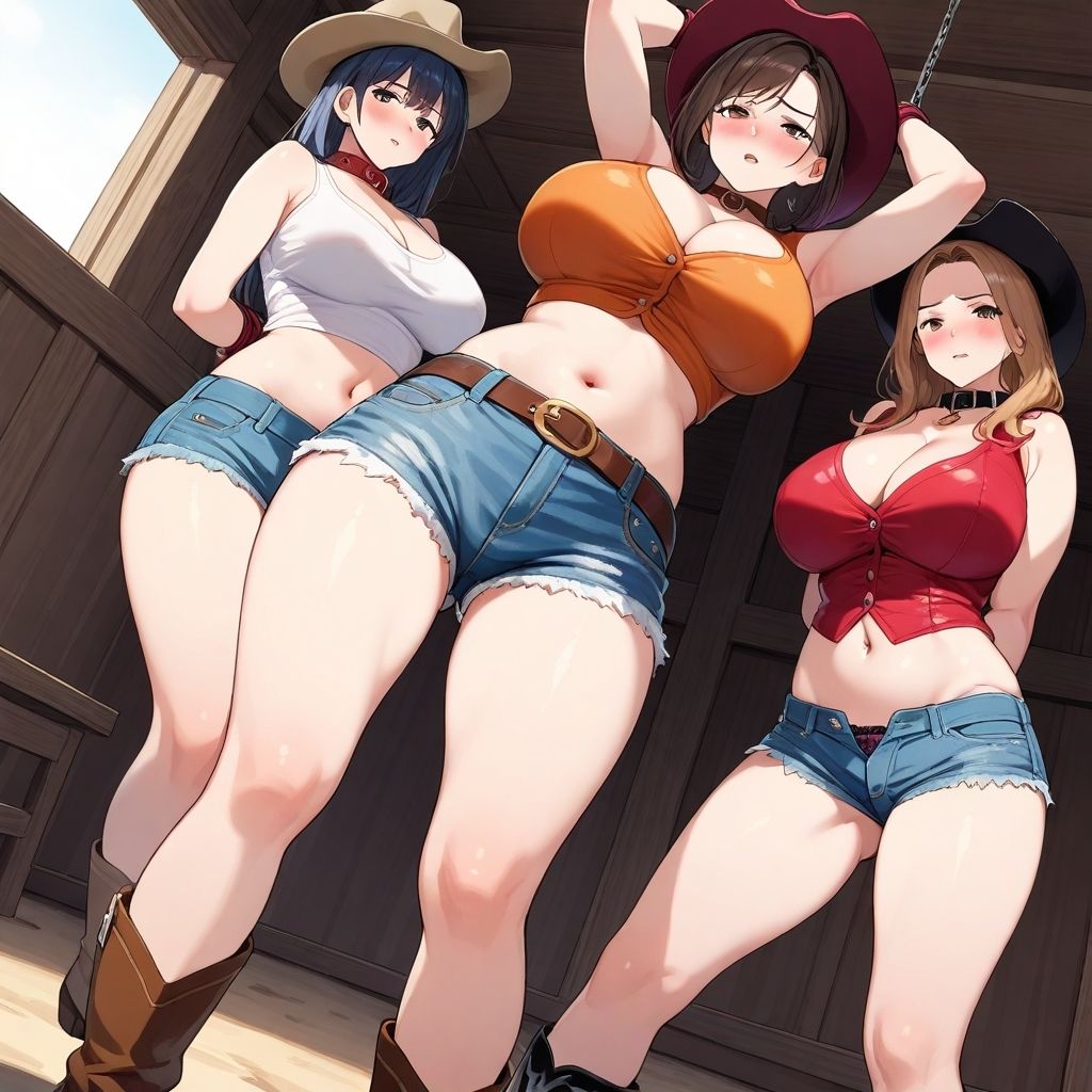 サンプル画像6:フェチコレVol.45 触手に襲われ弄ばれる巨乳カウガールたち【総枚数250枚】(満点星) [d_542572]