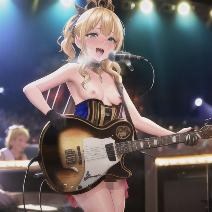 （裏）人気アイドルのエロライブ  金髪ちゃん編 画像4
