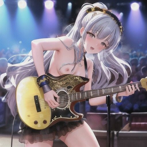 （裏）人気アイドルのエロライブ  銀髪ちゃん編1
