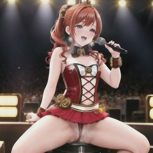 (裏)人気アイドルのエロライブ 赤髪ちゃん編 画像2