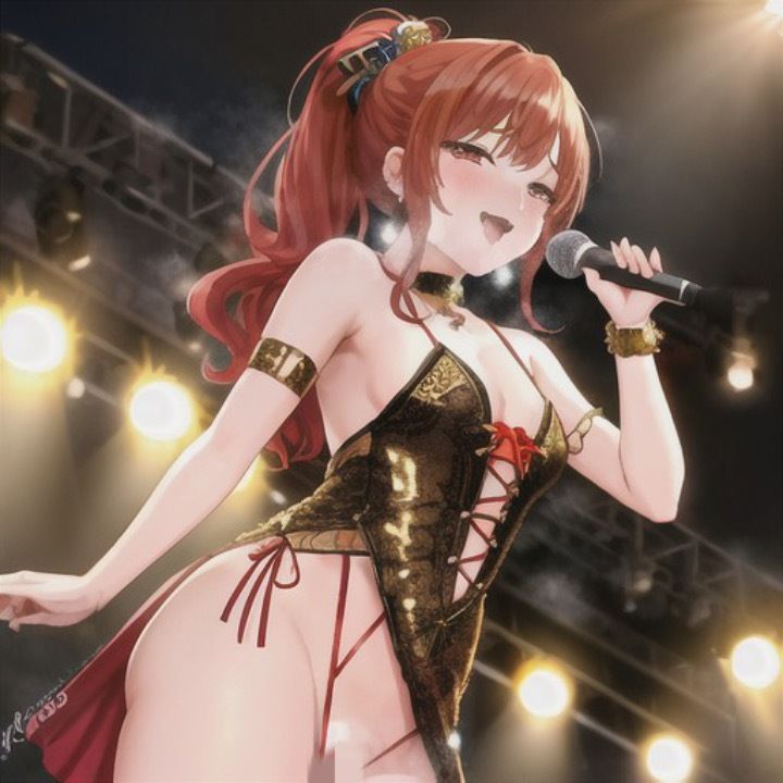 (裏)人気アイドルのエロライブ 赤髪ちゃん編 画像3