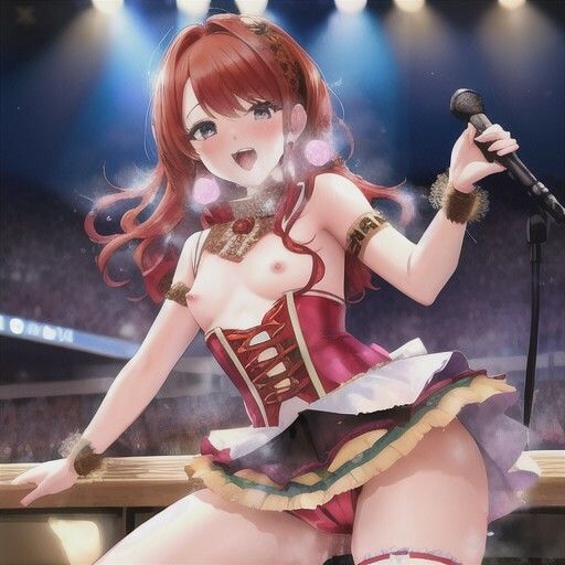 (裏)人気アイドルのエロライブ 赤髪ちゃん編 画像5