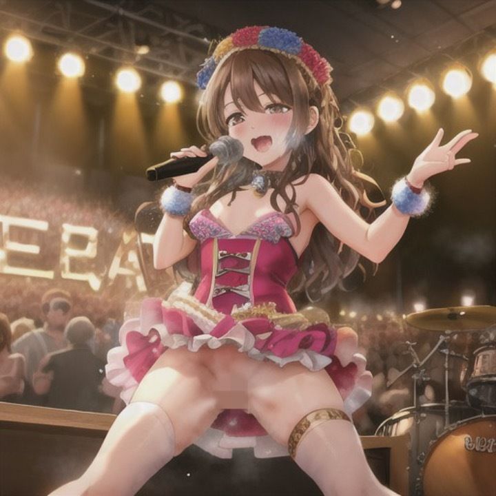 （裏）人気アイドルのエロライブ  茶髪ちゃん編 画像3