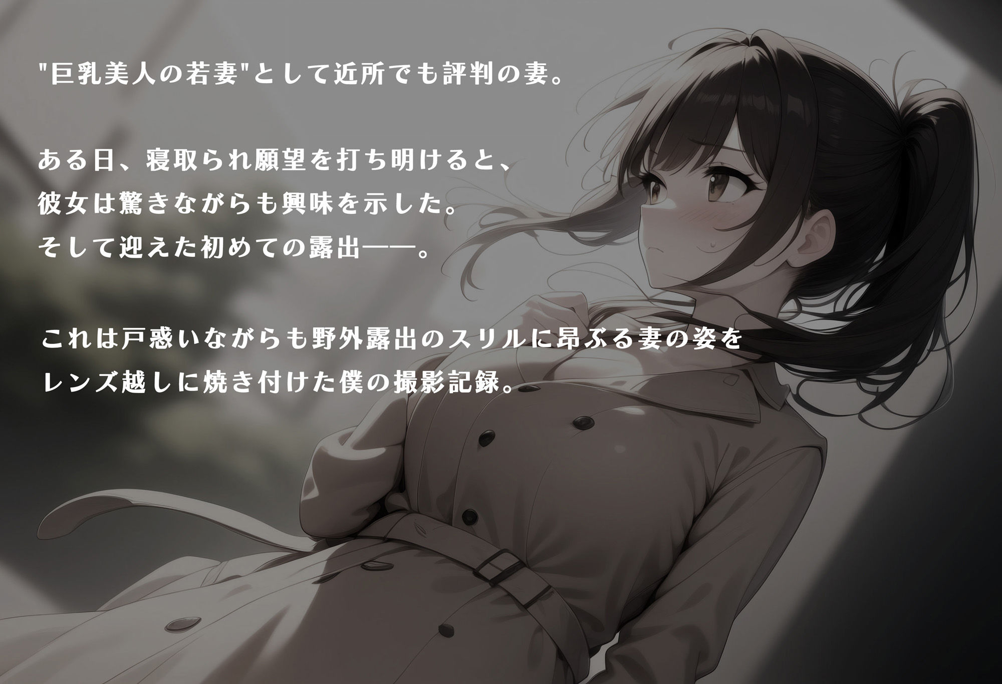 サンプル画像1:露出NTR撮影記録 vol.1 -はじめての野外露出-(性癖ルームXXX) [d_542694]