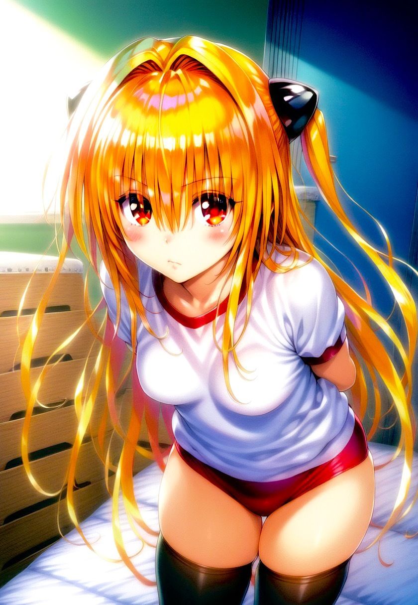 サンプル画像1:今日のおかず To◯OVEる 金色の闇◯ミのブルマ(イラスト18区) [d_542695]