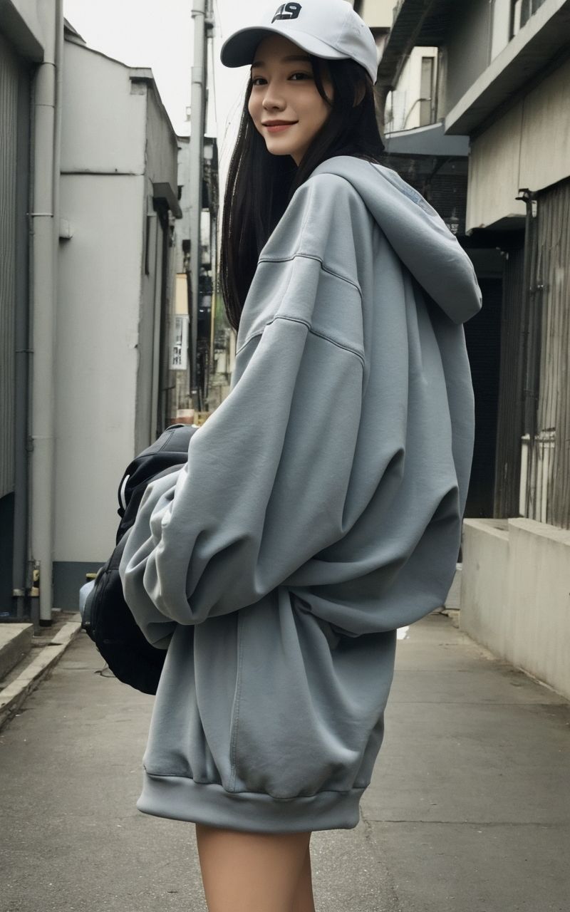 サンプル画像1:AI美女写真集┃ダークグレーの乙女(AI美女写真集┃清楚な大人) [d_542774]