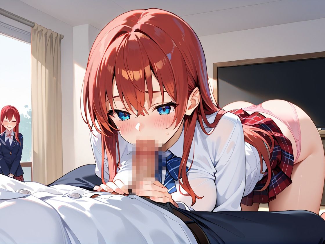 サンプル画像3:ギャル女子◯生 学校で禁断の性春えっち(あんあんつけぼー) [d_542871]