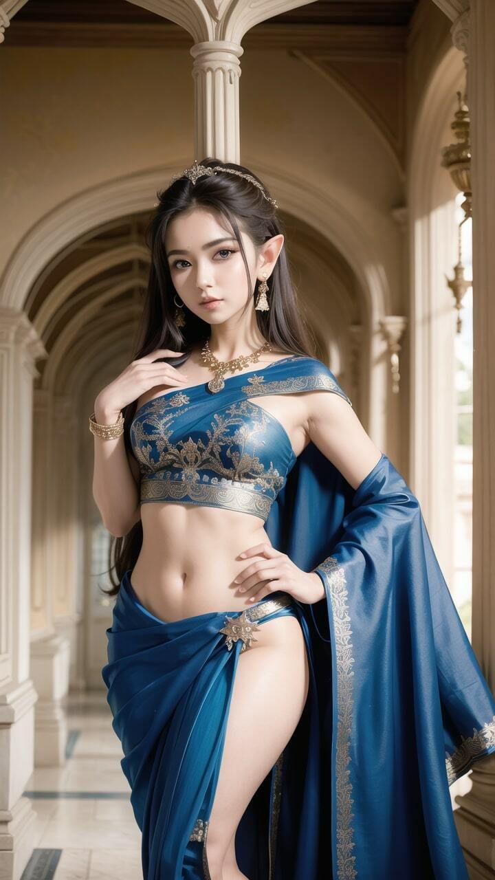 サンプル画像4:AI Nude Art Collection  たわわ  Vol.12(AI美女研究所) [d_542897]