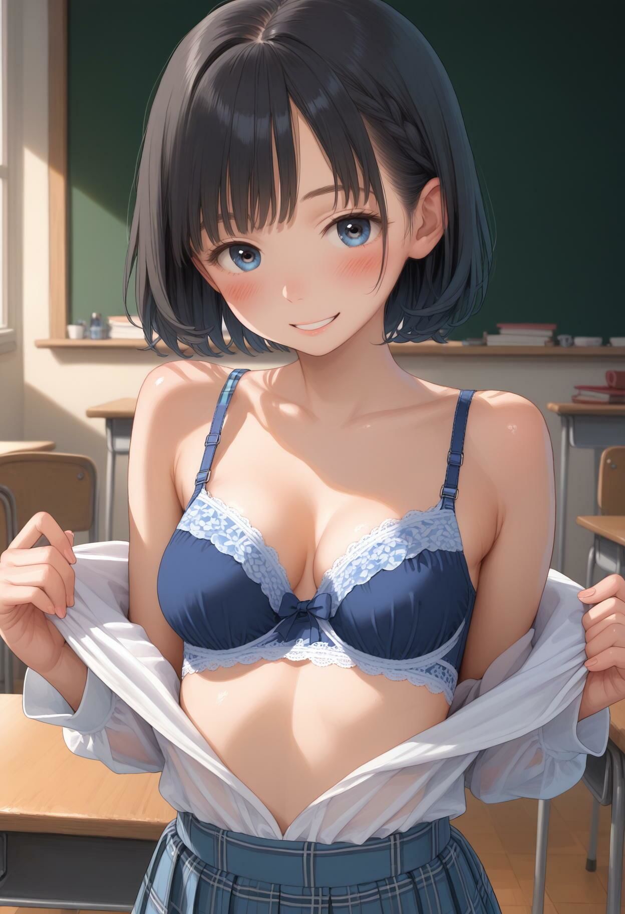 サンプル画像1:今日のブラジャーどう？お気に入りなんだ(AI_Shiteru) [d_542929]