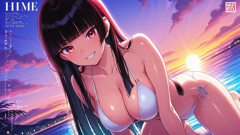 サンプル画像2:爆乳黒髪モデルと清楚茶髪グラドルの秘密個人撮影で悶絶淫乱化【350枚収録】【4K】【FANZA専売】(御一堂) [d_542965]