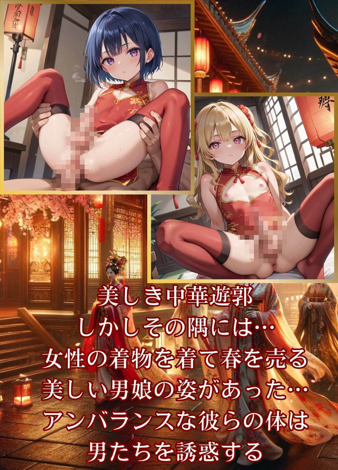 男娘の中華遊郭〜夜明けの月〜5【厳選CG133枚】