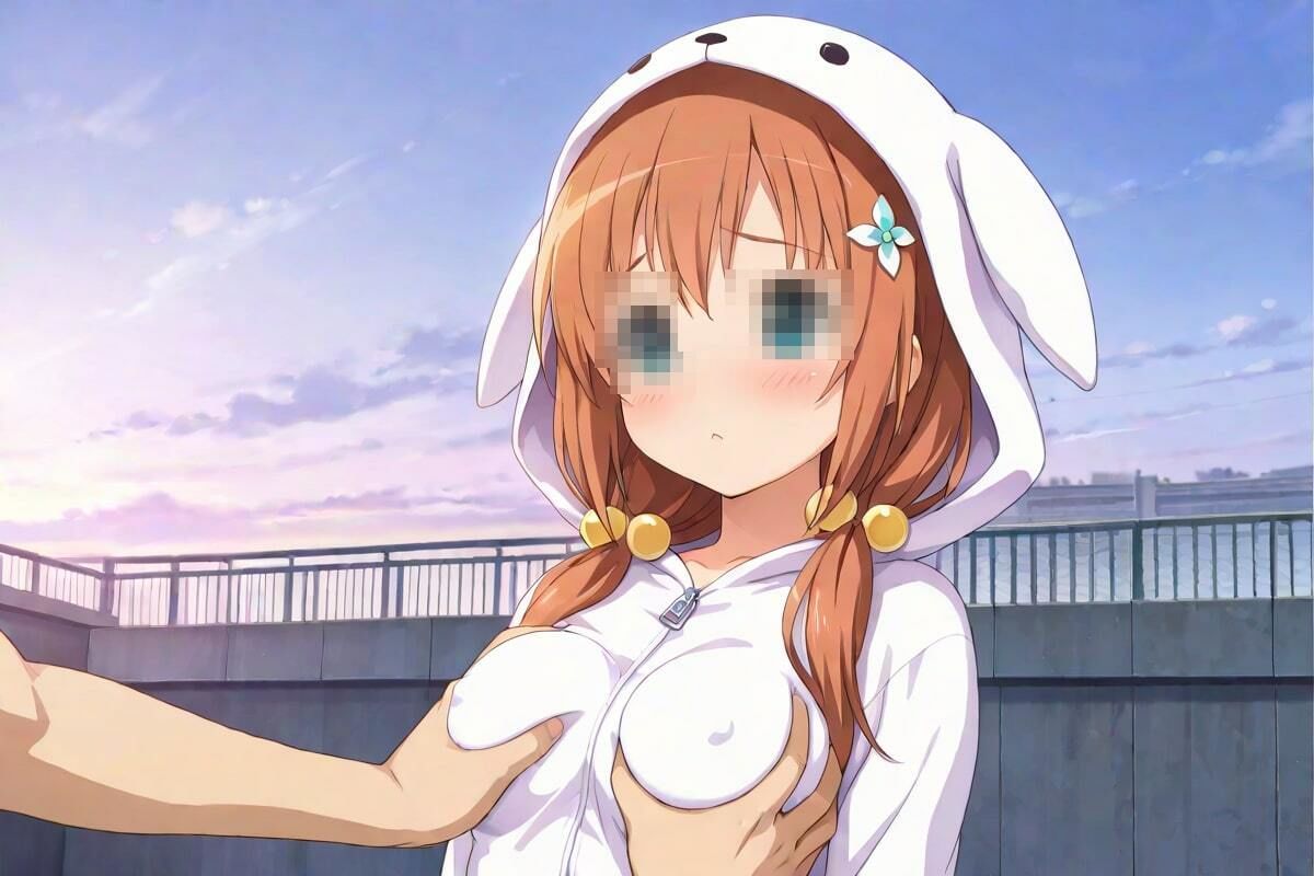 サンプル画像1:この着ぐるみ  脱がせてみる？(AI幻想工房) [d_543155]