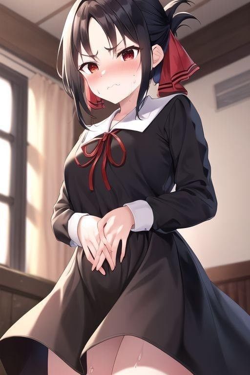 サンプル画像2:かぐや様はトイレに行きたい(わたあめ) [d_543244]