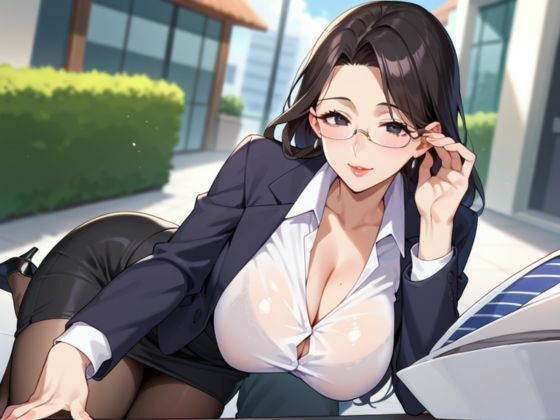 サンプル画像1:誘ってくる人妻上司は好きですか？(ドM伯爵) [d_543248]