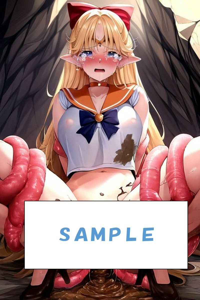 触手に浣腸されてお漏らしするセー●ーヴィーナス 画像4