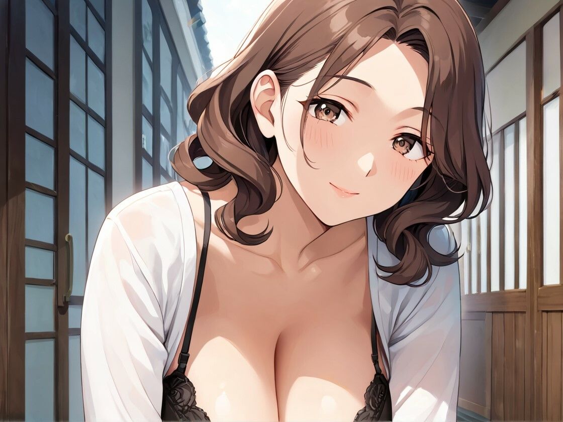 サンプル画像2:爆乳ママのおっぱいに埋もれたい(にゃんどら) [d_543286]