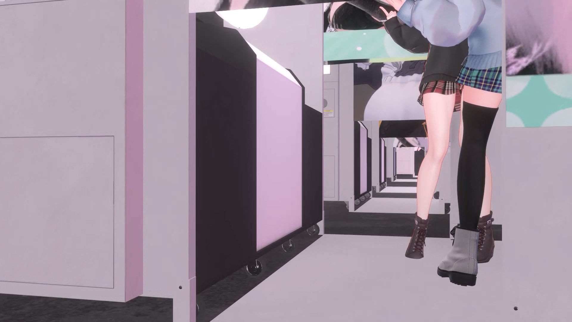 サンプル画像2:【4KVR】プリクラ落書きコーナーに夢中になっている後ろから(STR-Ex) [d_543365]