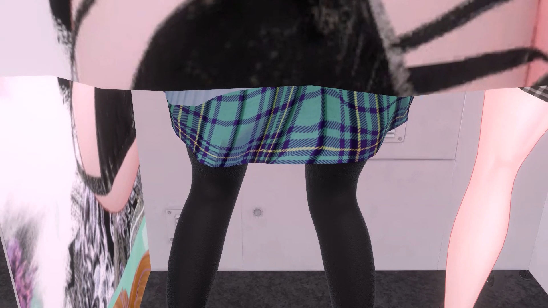 サンプル画像6:【4KVR】プリクラ落書きコーナーに夢中になっている後ろから(STR-Ex) [d_543365]