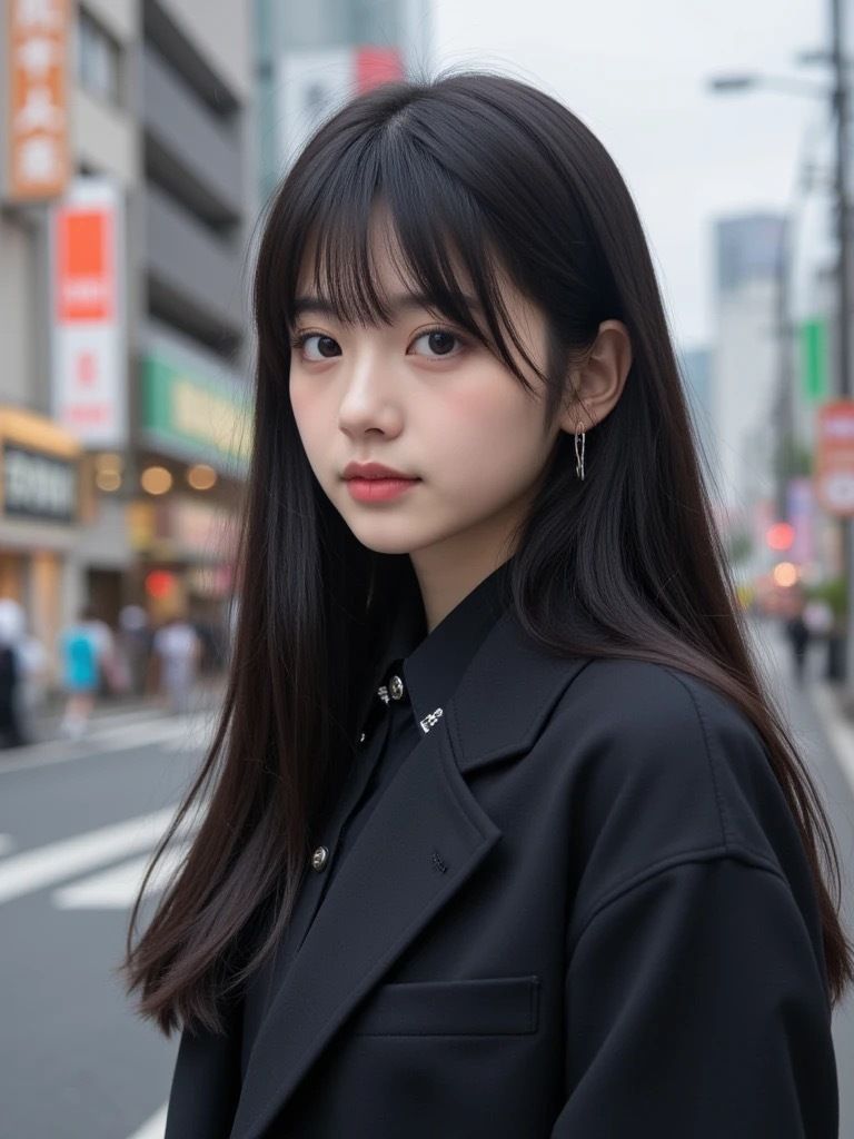 サンプル画像3:美女近影 街中編(AI-AYA) [d_543407]