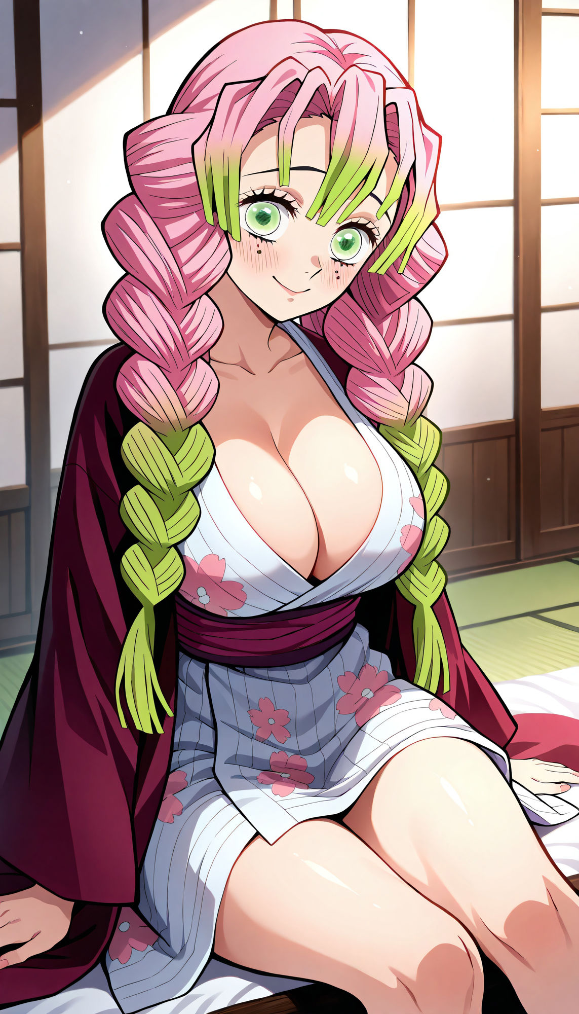 サンプル画像1:『甘露寺蜜璃（鬼滅の刃）』のエッチなシーン500枚！（寝取られあり）(農地改革) [d_543429]