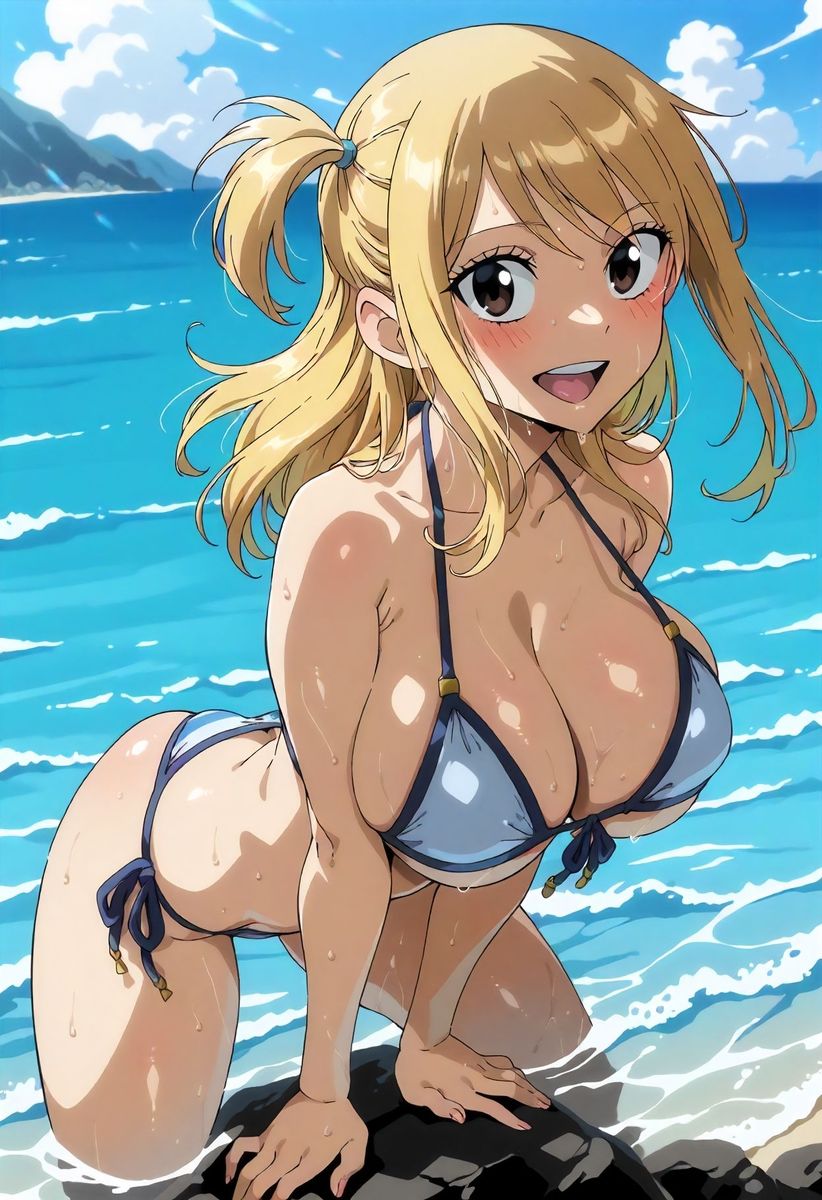 サンプル画像2:ルー〇ィ・ハートフィリアコスプレの女の子と屋外でこっそりH(赤理アカ) [d_543481]