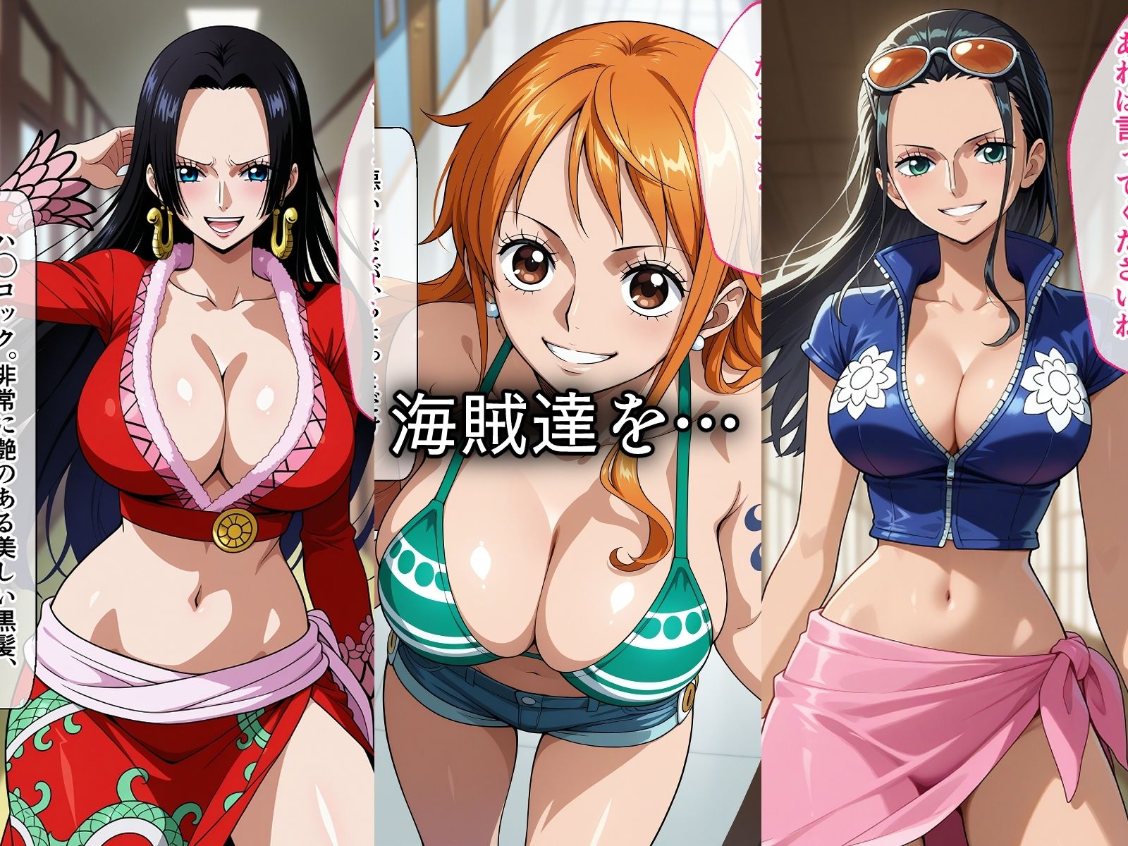 サンプル画像1:寝取られた女海賊達〜催〇術で種付け完了(ロムッテロ) [d_543482]