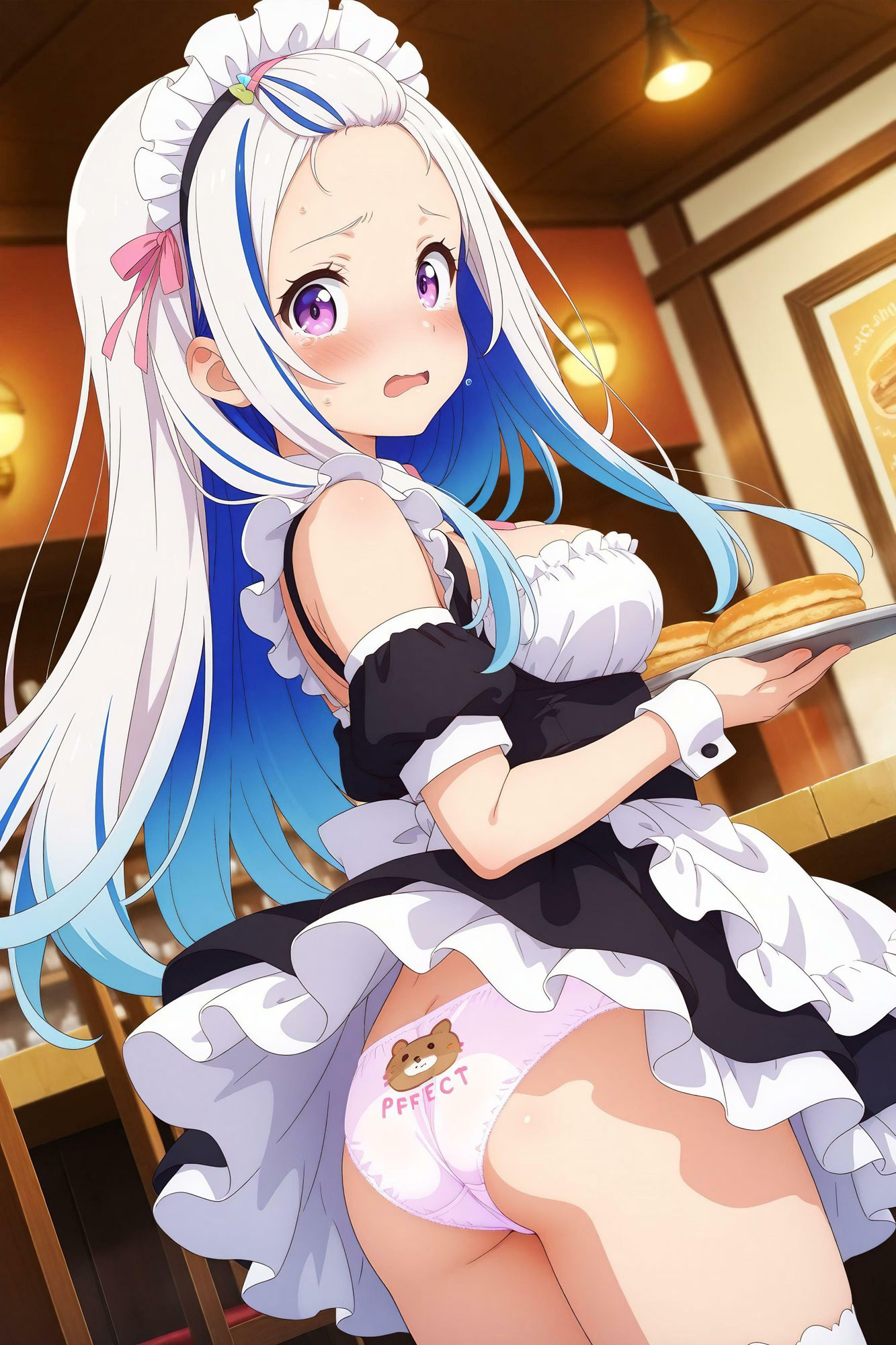 サンプル画像5:メイド女子との中出しSEX！【セリフ付き】(AI Beauties Lab) [d_543538]