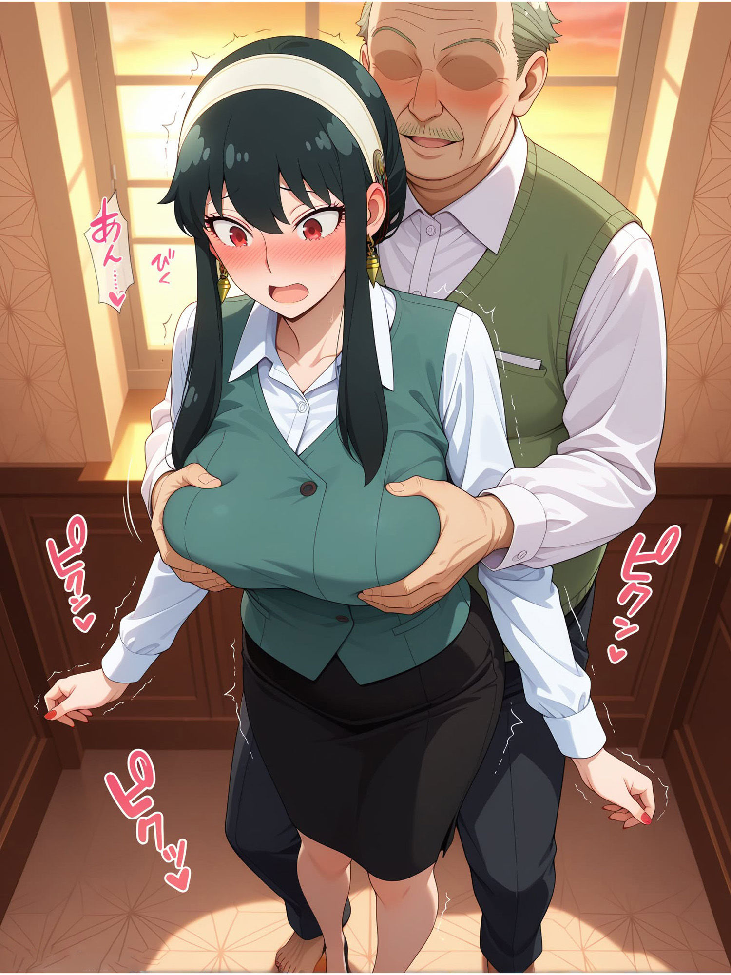 サンプル画像3:ヨルのGreat work！(らきしすAI) [d_543598]