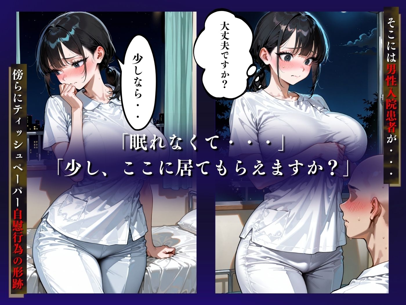 サンプル画像6:看護師深夜の素股(性春出版) [d_543604]