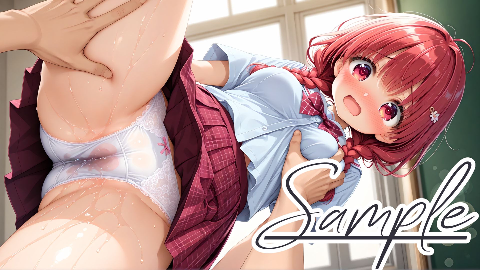 サンプル画像1:制服＆濡れパンツコレクション〜並盛・汁だく〜(棚から串だんご) [d_543638]